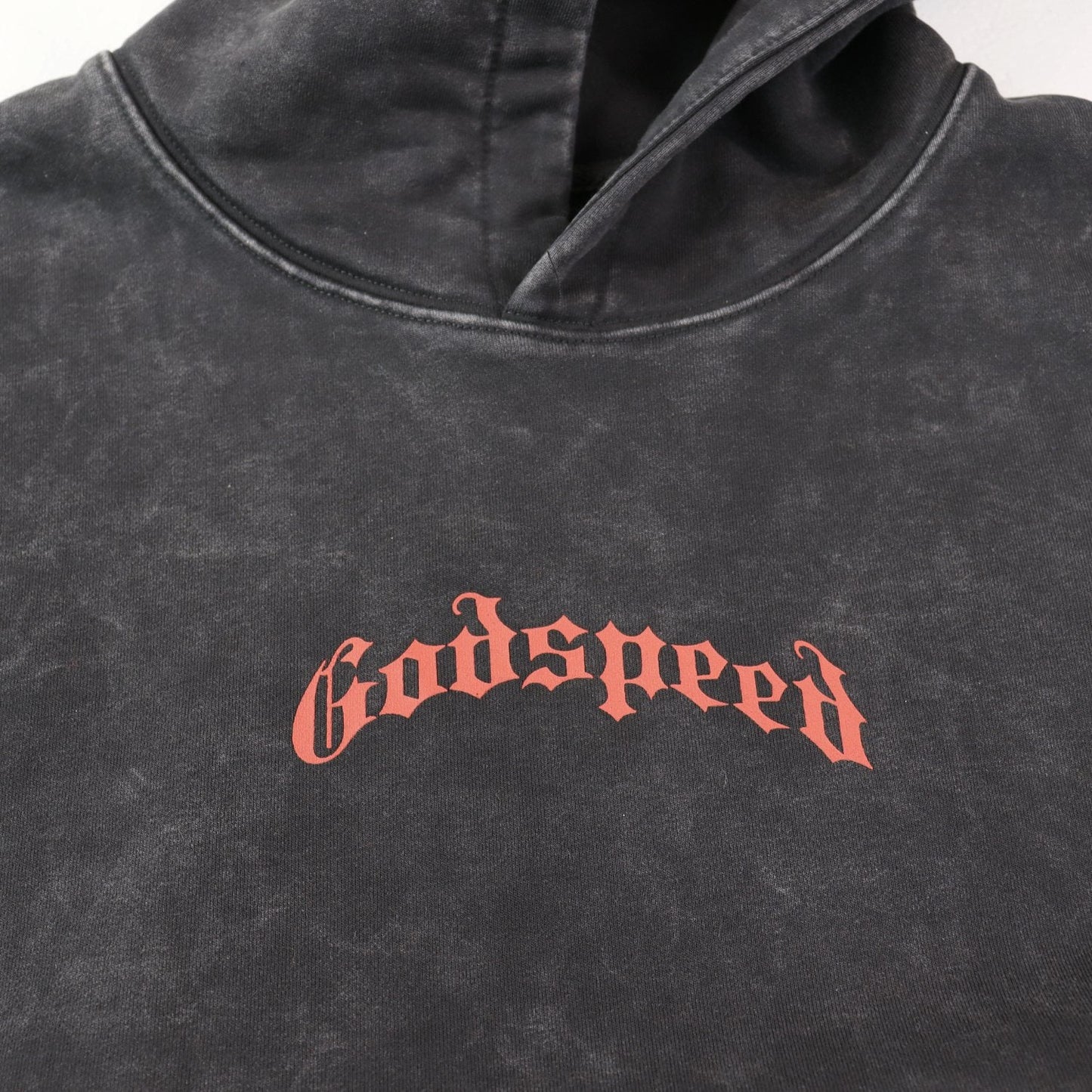 Godspeed Skull Rose Graphic Hoodie — detail