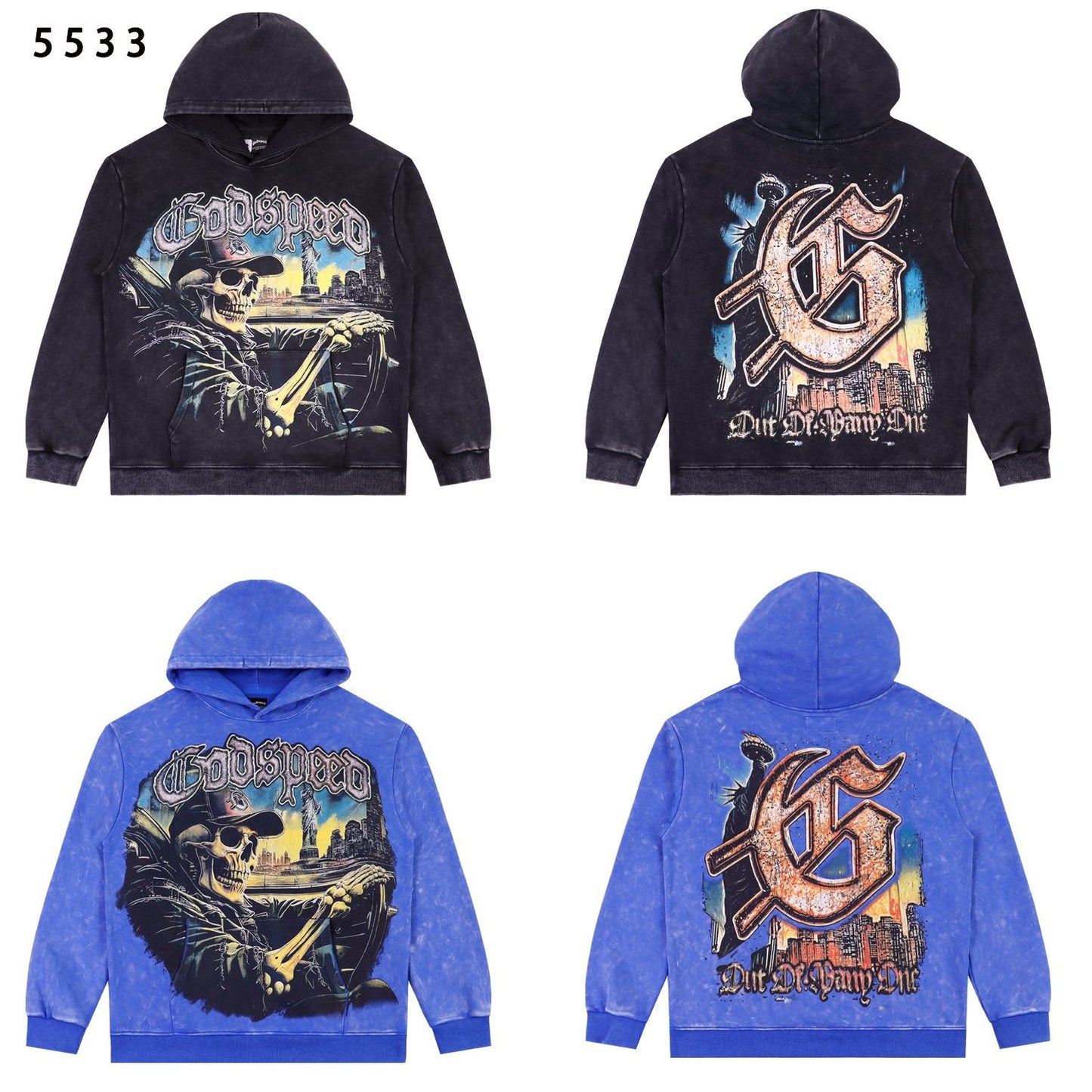 Godspeed Racing Graphic Pullover Hoodie — comparison