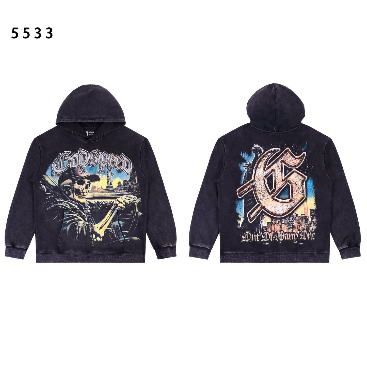 Godspeed Racing Graphic Pullover Hoodie — hero