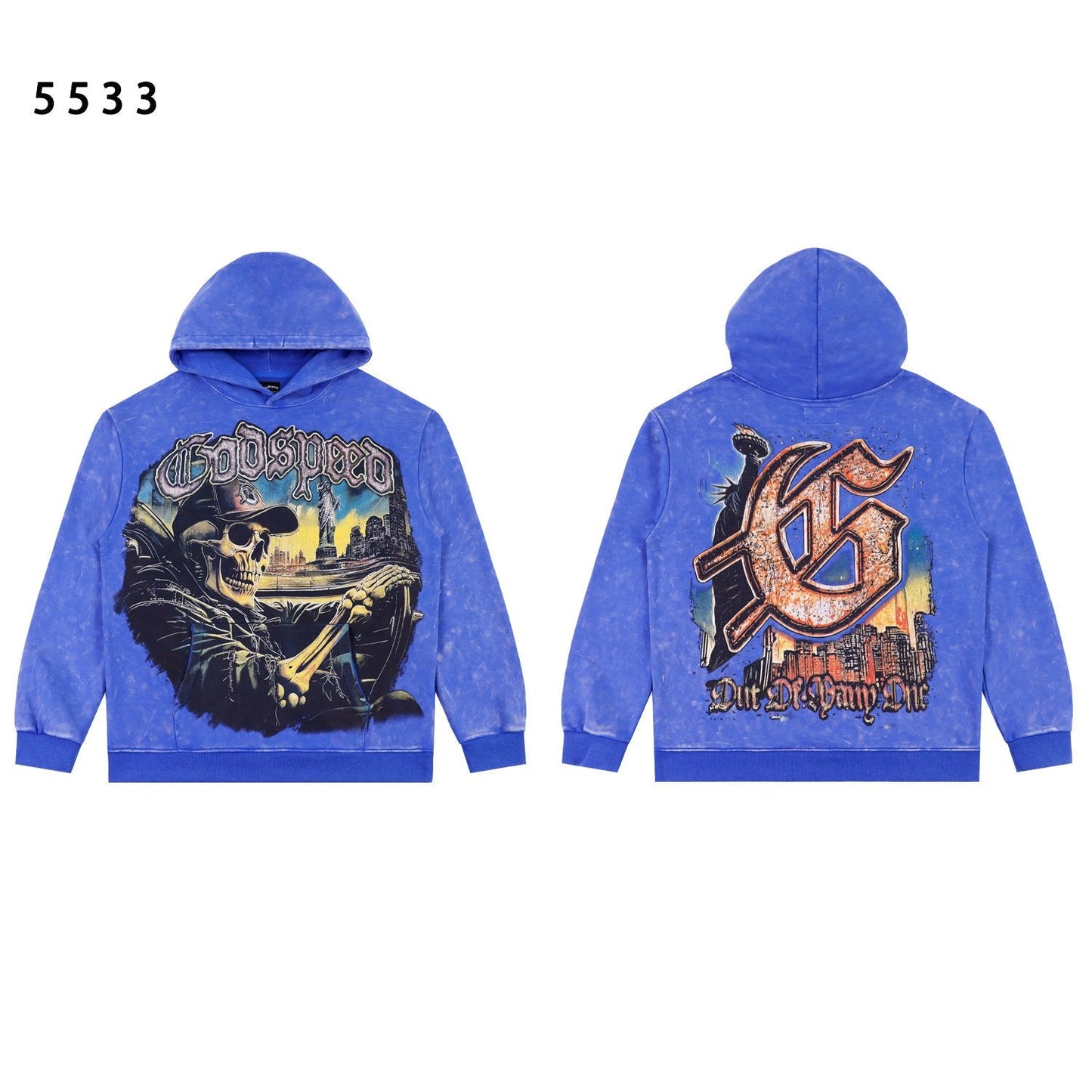 Godspeed Racing Graphic Pullover Hoodie — front