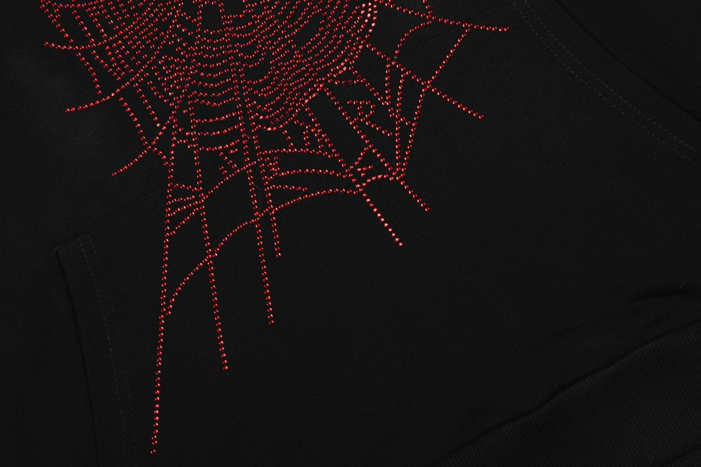Sp5der Spider Web Graphic Hoodie & Sweatpants Set — detail