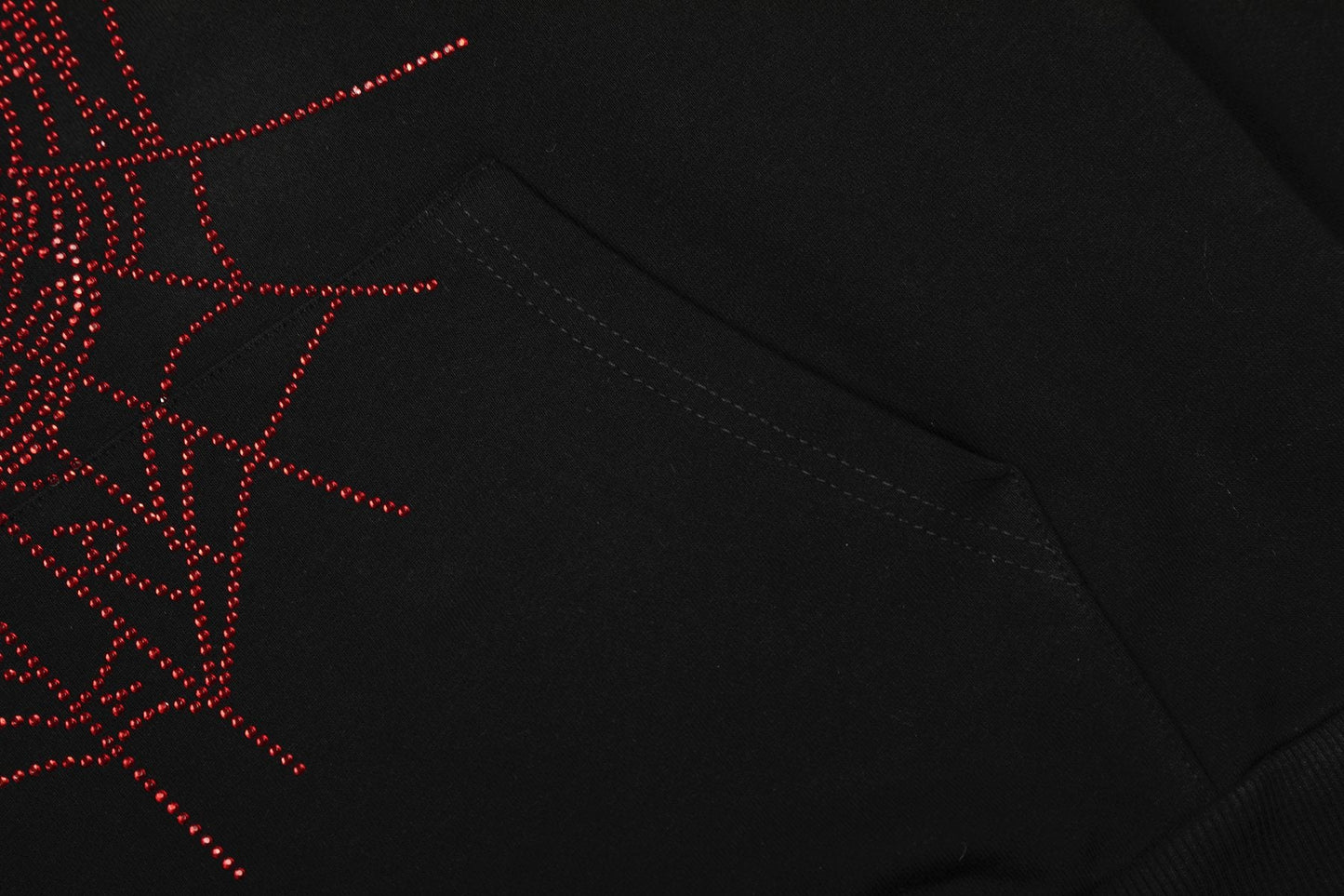 Sp5der Spider Web Graphic Hoodie & Sweatpants Set — detail