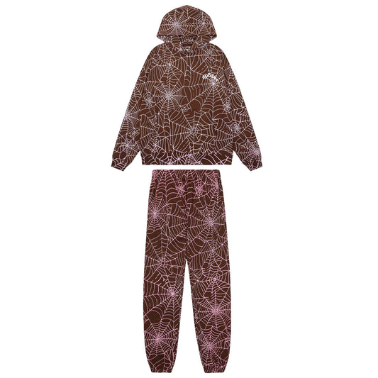 Sp5der Spider-Web Hoodie & Jogger Matching Set — hero