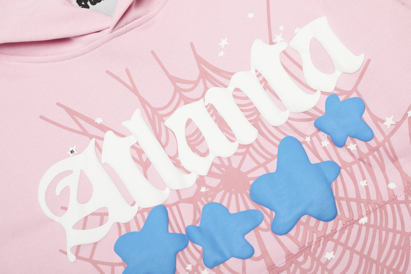 Sp5der Spiderweb Graphic Hoodie & Sweatpants Matching Set — detail