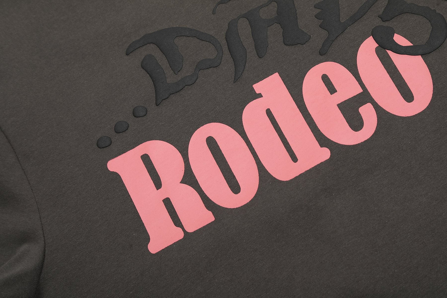 Sp5der Charcoal Front Graphic T-Shirt — detail