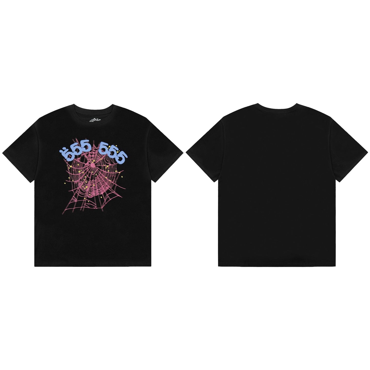 Sp5der 666 Spiderweb Graphic T-Shirt in Black — comparison