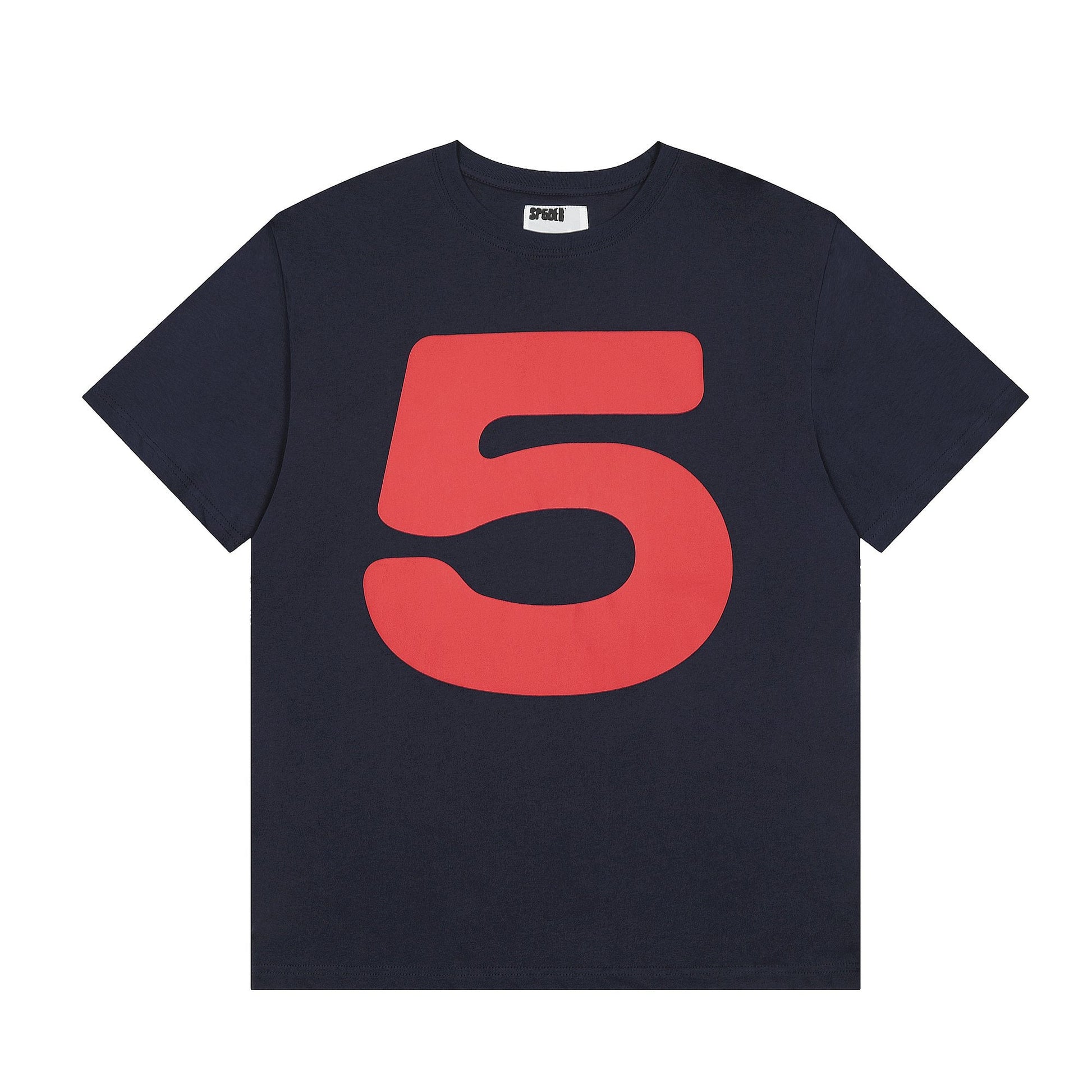Sp5der Navy Number Graphic Short-Sleeve T-Shirt — hero