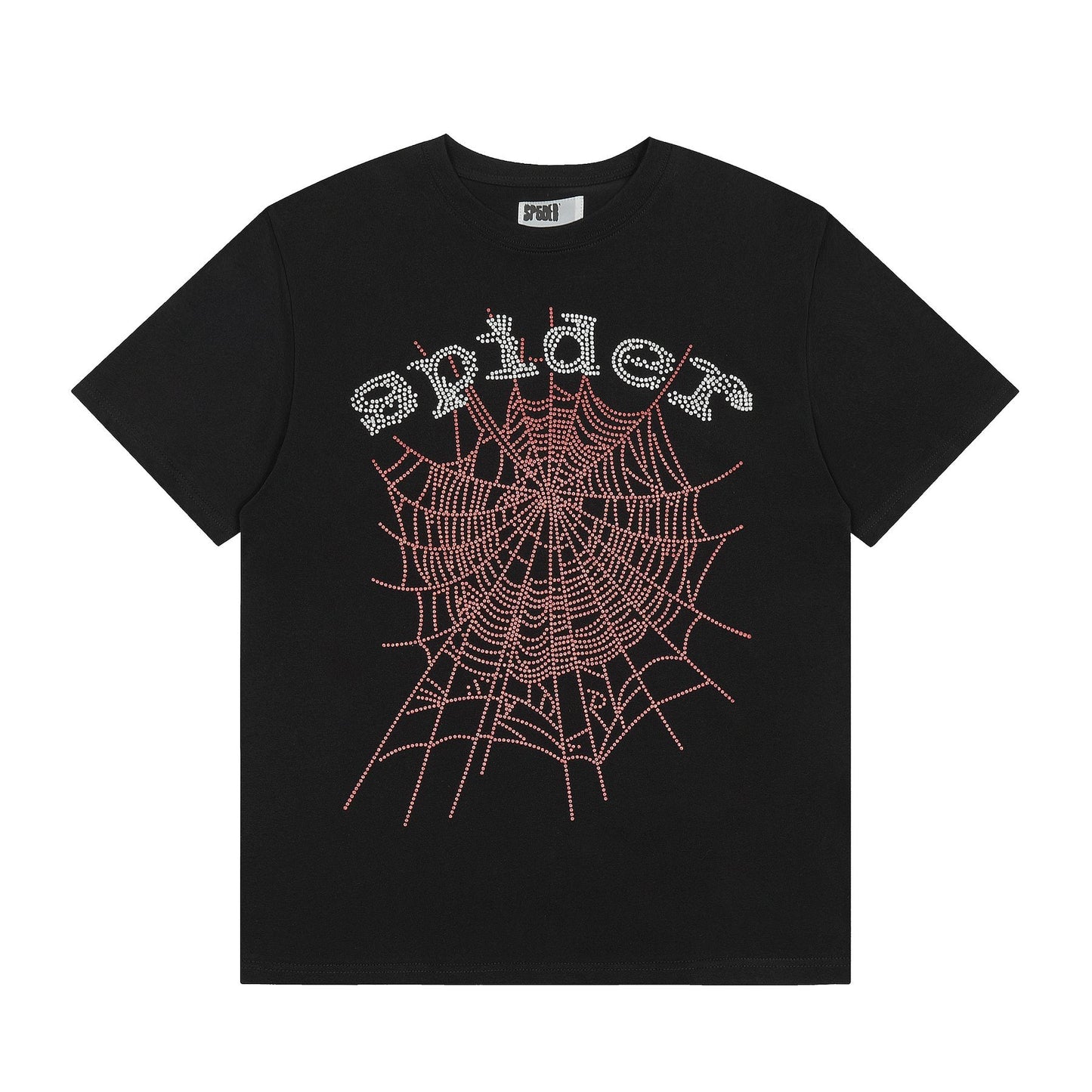 Sp5der Spider Web Graphic T-Shirt — front