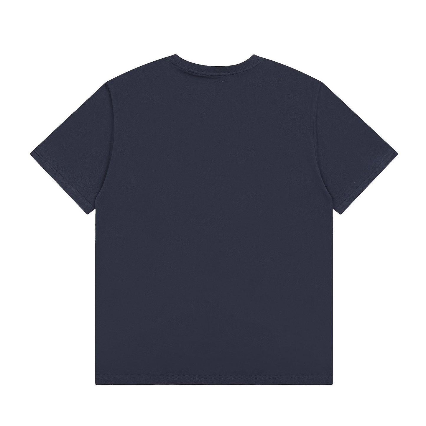 Sp5der Yellow Front Graphic Navy T-Shirt — back