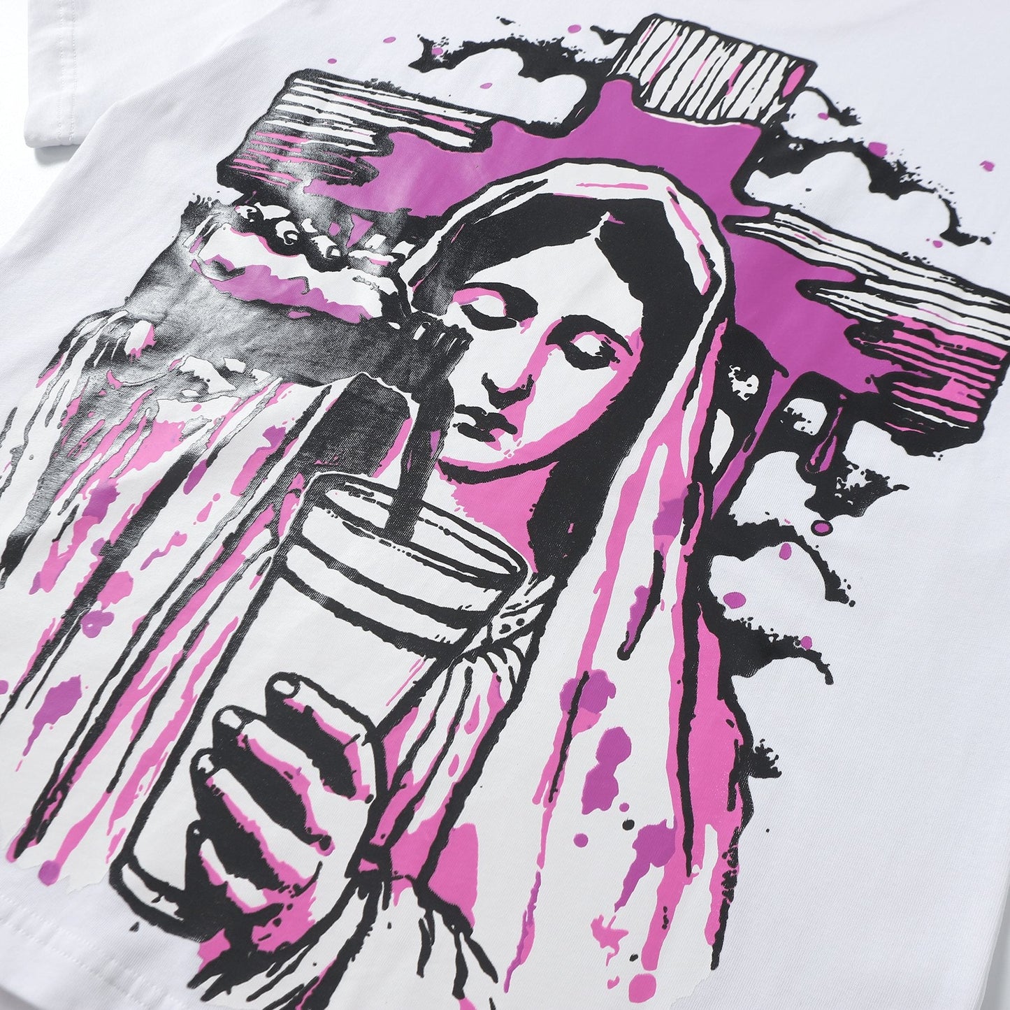 THAT'S A AWFUL LOT OF COUGH SYRUP Front & Back Graphic T-Shirt — detail