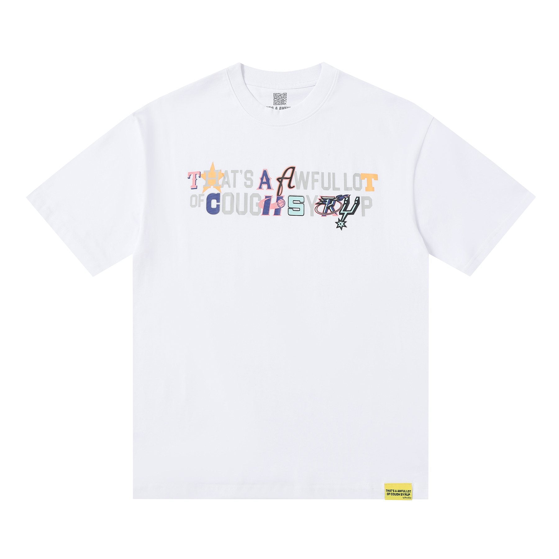 THAT'S A AWFUL LOT OF COUGH SYRUP Front & Back Graphic T-Shirt — hero