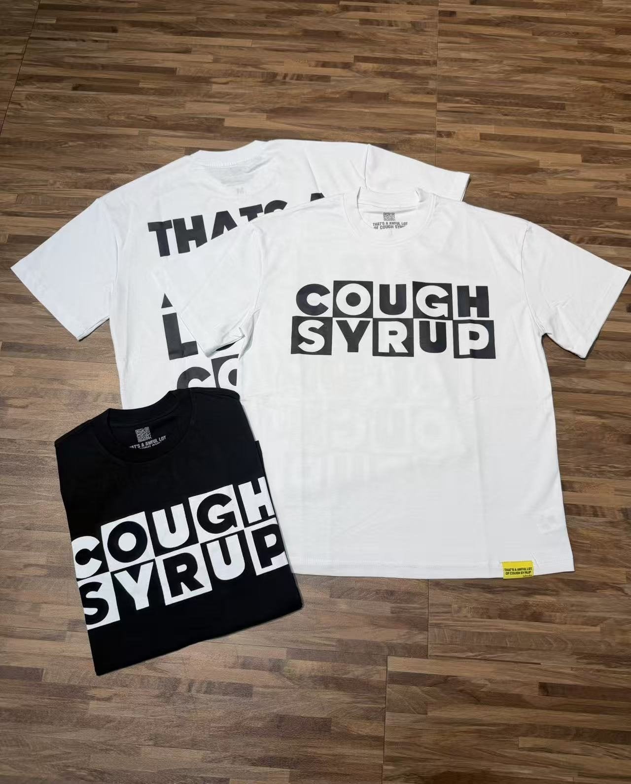 THAT'S A AWFUL LOT OF COUGH SYRUP Front & Back Graphic T-Shirt — context