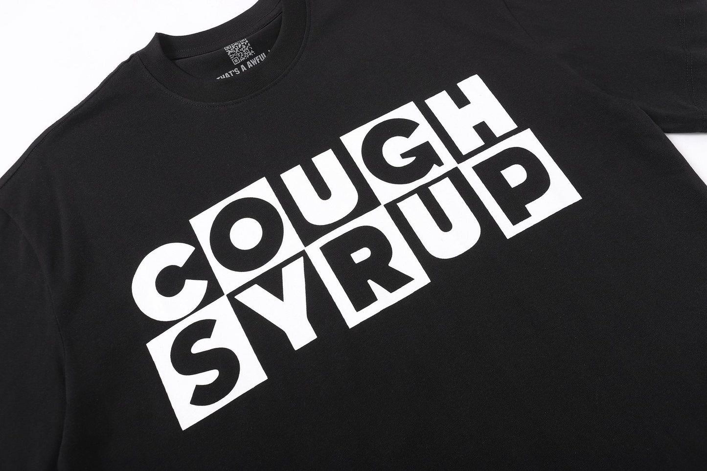 THAT'S A AWFUL LOT OF COUGH SYRUP Front & Back Graphic T-Shirt — detail