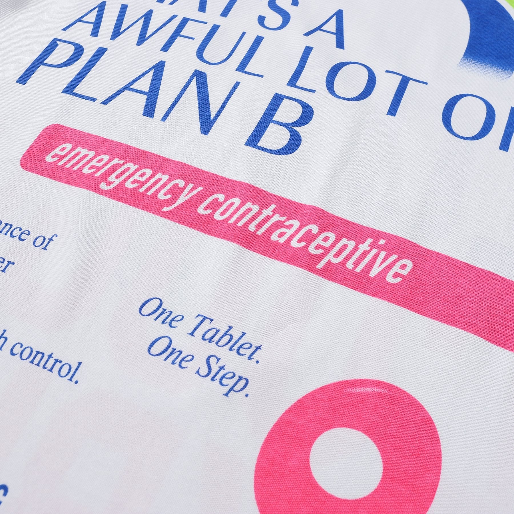 THAT'S A AWFUL LOT OF COUGH SYRUP Plan B Graphic T-Shirt — detail