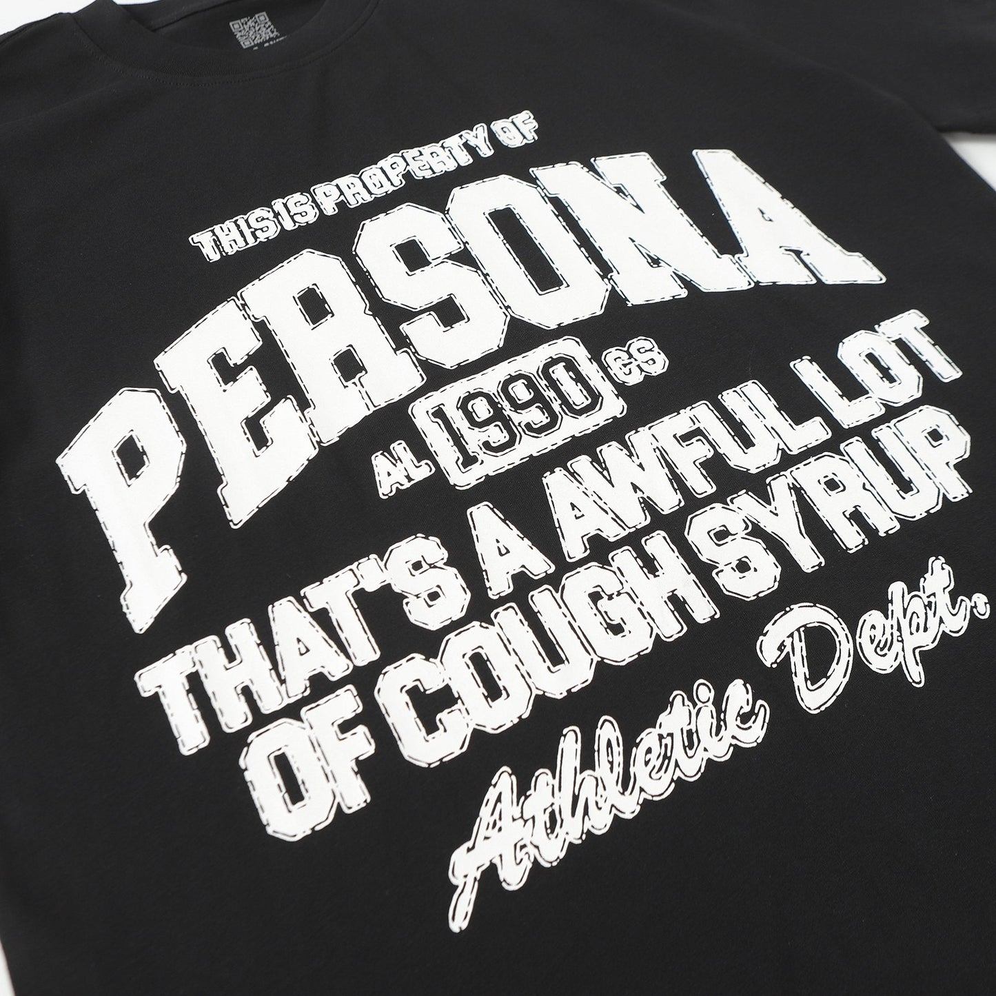 THAT'S A AWFUL LOT OF COUGH SYRUP Graphic Short-Sleeve T-Shirt — detail