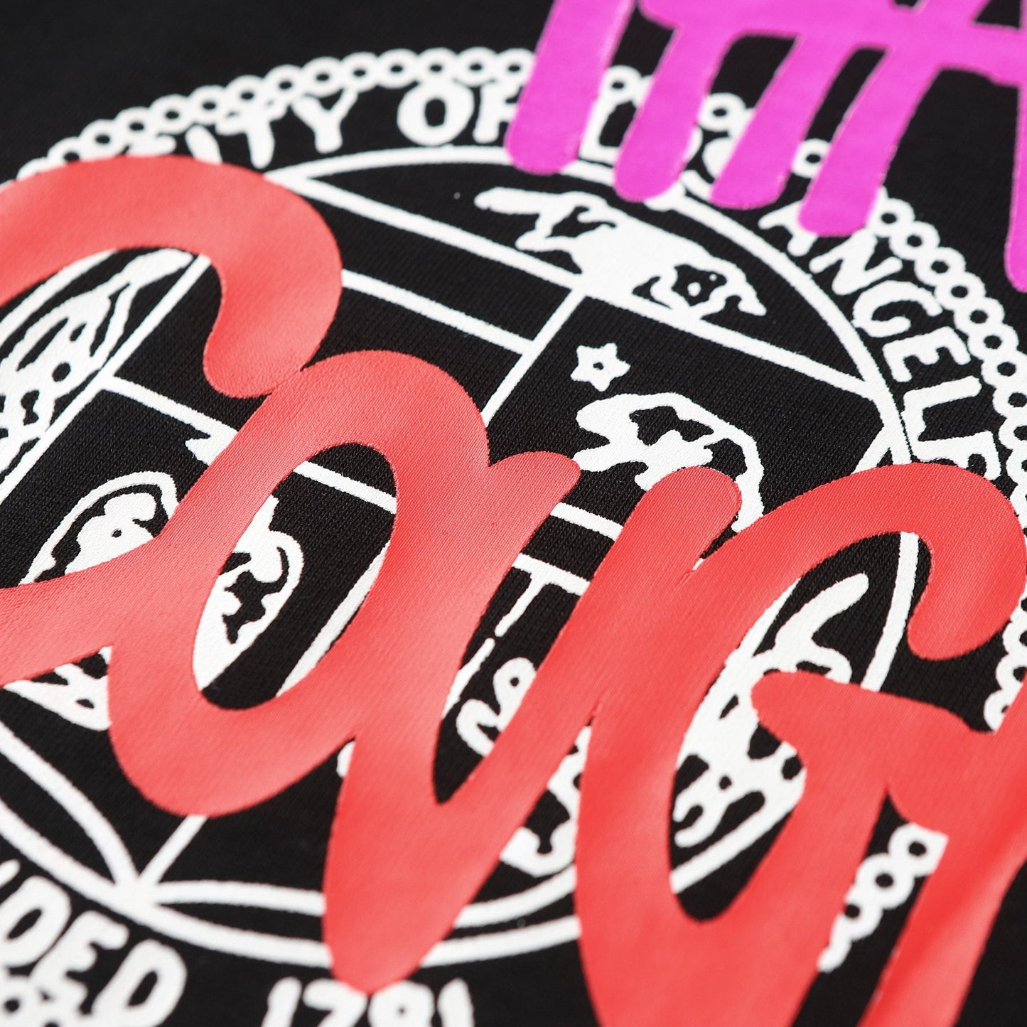 THAT'S A AWFUL LOT OF COUGH SYRUP Black Graphic T-Shirt — detail