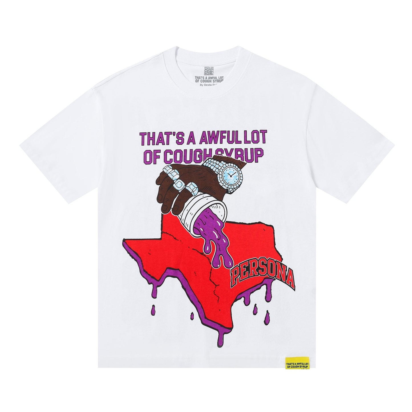 THAT'S A AWFUL LOT OF COUGH SYRUP Front & Back Graphic T-Shirt — front