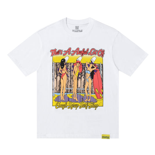 THAT'S A AWFUL LOT OF COUGH SYRUP Surf Graphic Short-Sleeve T-Shirt — hero