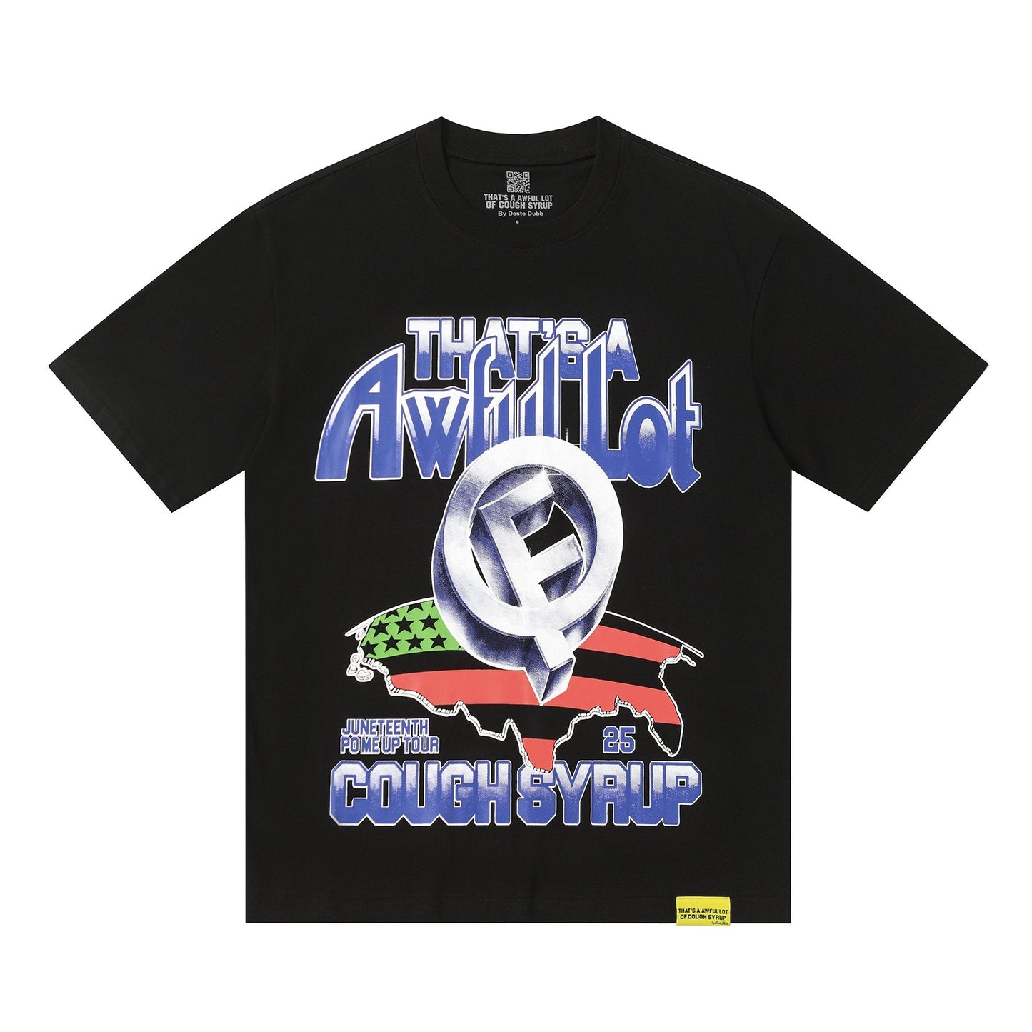 THAT'S A AWFUL LOT OF COUGH SYRUP Front & Back Graphic T-Shirt — hero