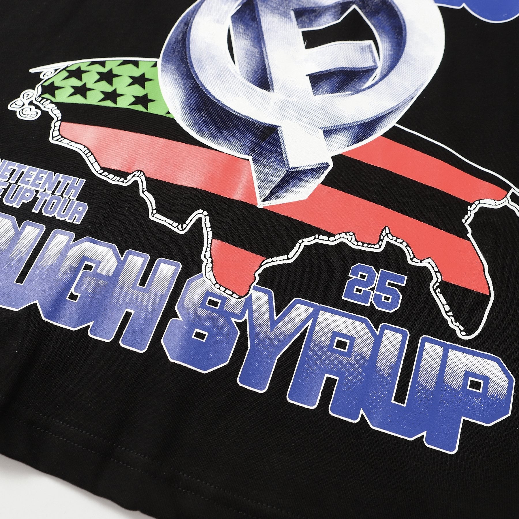 THAT'S A AWFUL LOT OF COUGH SYRUP Front & Back Graphic T-Shirt — detail