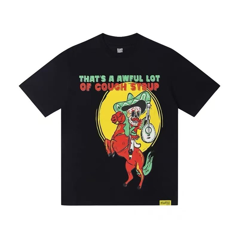 THAT'S A AWFUL LOT OF COUGH SYRUP Front & Back Graphic T-Shirt — front