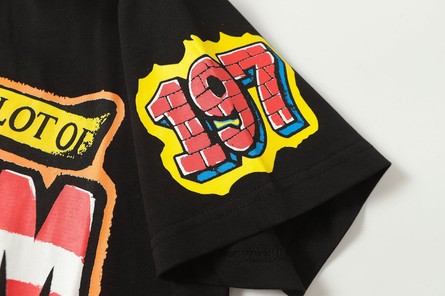 THAT'S A AWFUL LOT OF COUGH SYRUP Harlem Eagle Graphic T-Shirt — detail