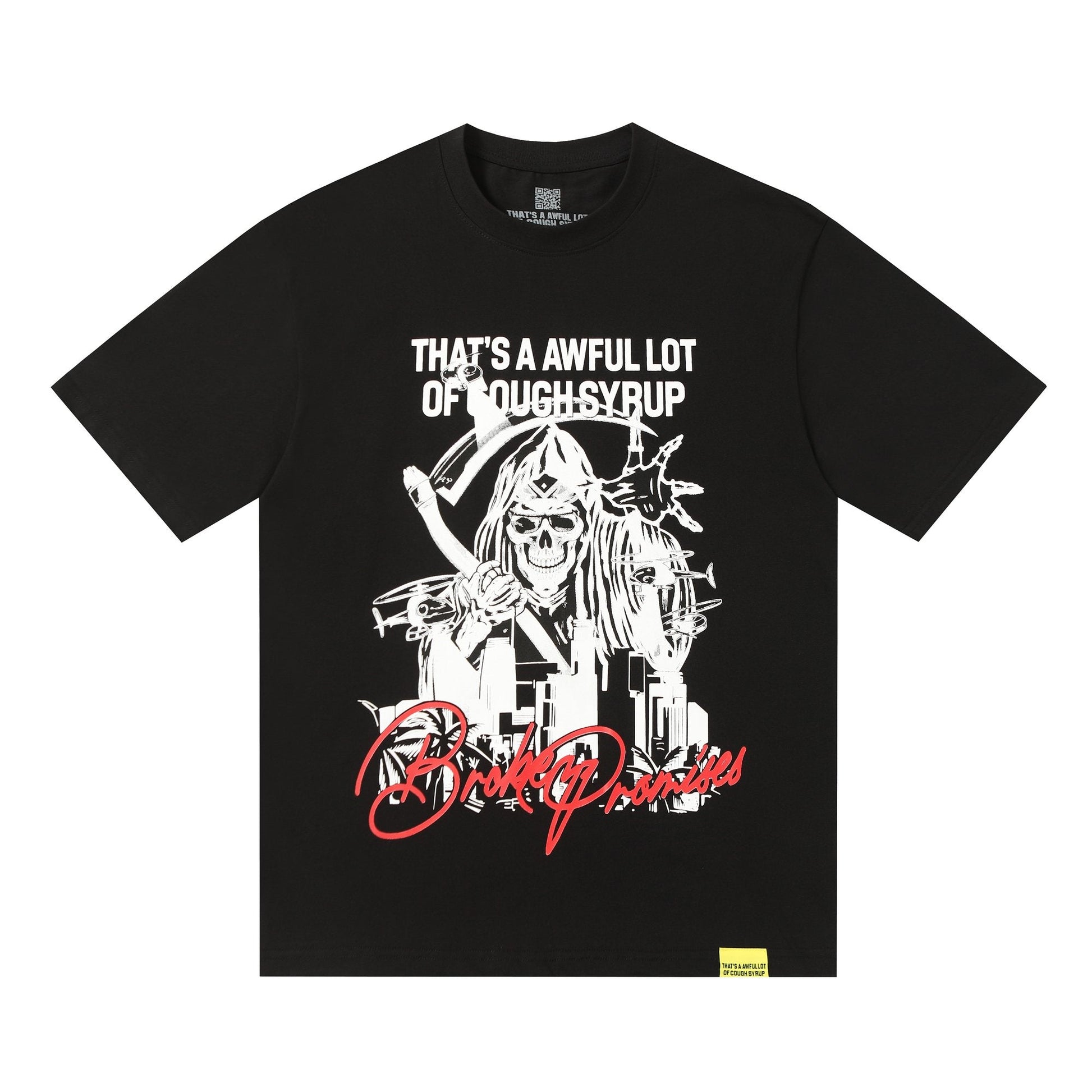 THAT'S A AWFUL LOT OF COUGH SYRUP Front & Back Graphic T-Shirt — hero