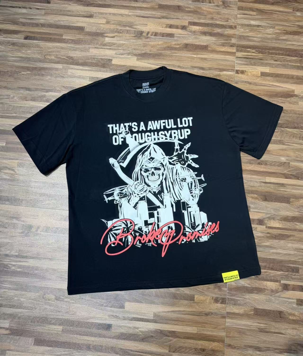 THAT'S A AWFUL LOT OF COUGH SYRUP Front & Back Graphic T-Shirt — front