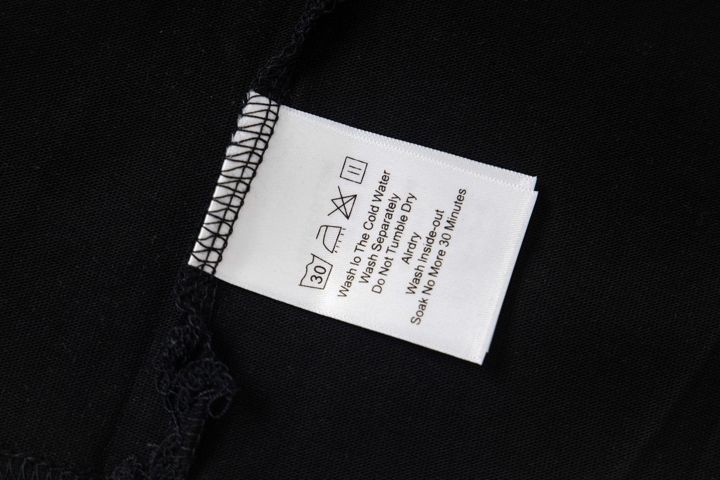 THAT'S A AWFUL LOT OF COUGH SYRUP Front & Back Graphic Short-Sleeve T-Shirt — neck_label