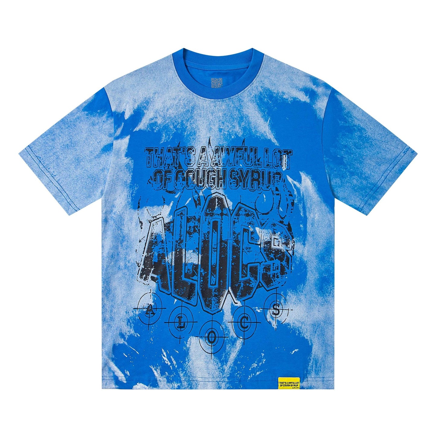 THAT'S A AWFUL LOT OF COUGH SYRUP Tie-Dye Graphic T-Shirt — hero