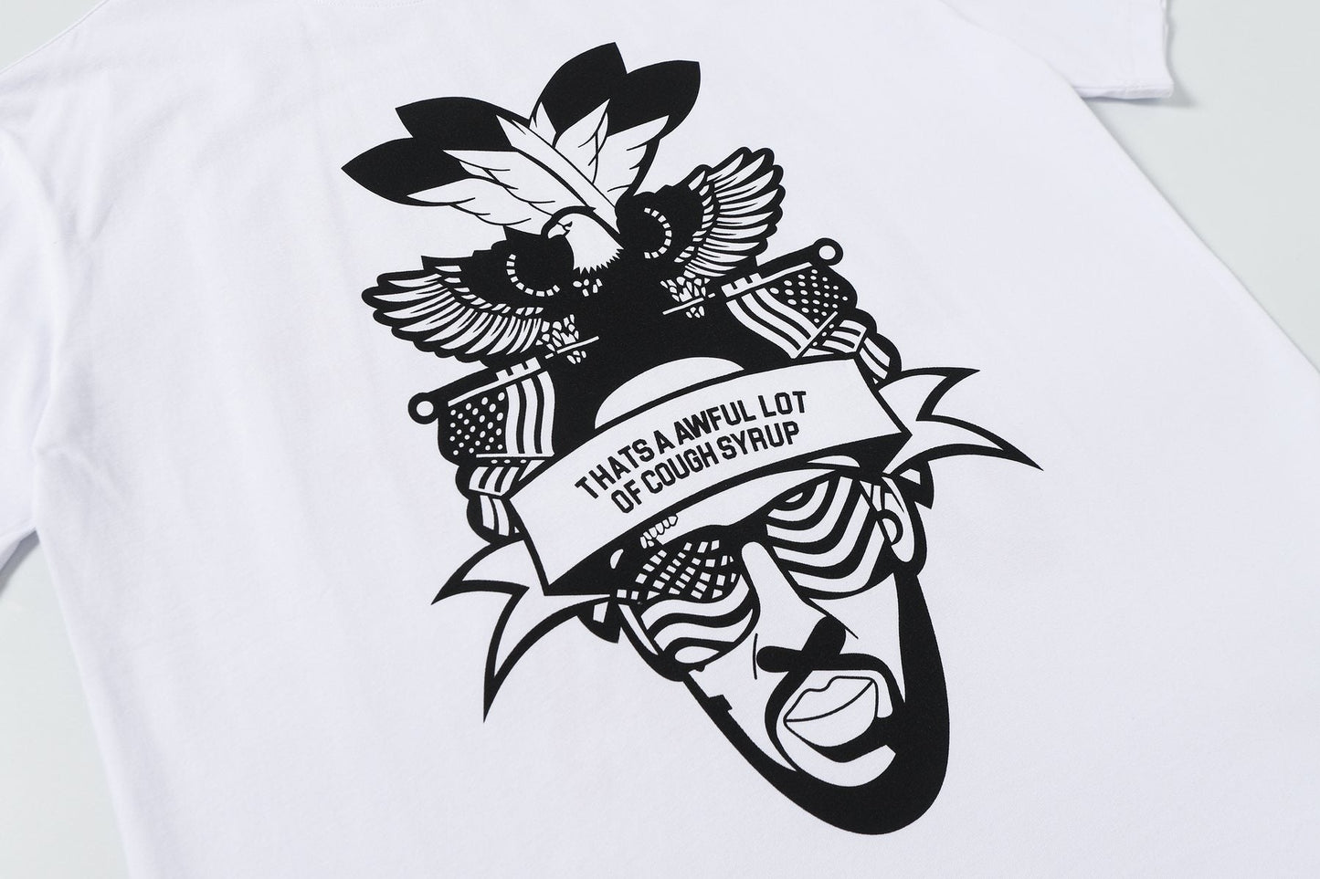 THAT'S A AWFUL LOT OF COUGH SYRUP P47 Graphic T-Shirt — detail