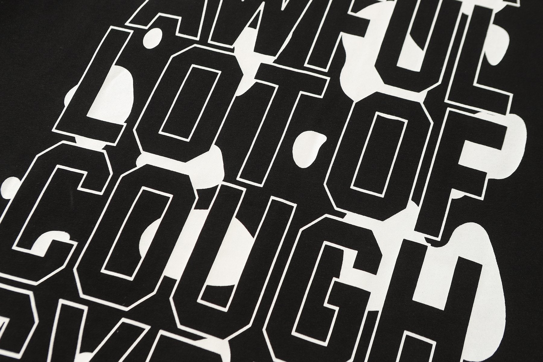 THAT'S A AWFUL LOT OF COUGH SYRUP Front & Back Graphic T-Shirt — detail