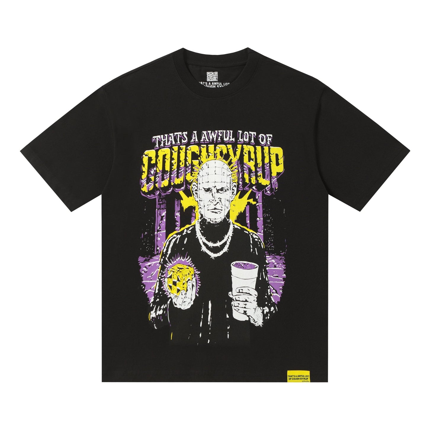 THAT'S A AWFUL LOT OF COUGH SYRUP Character Graphic Short-Sleeve T-Shirt — hero