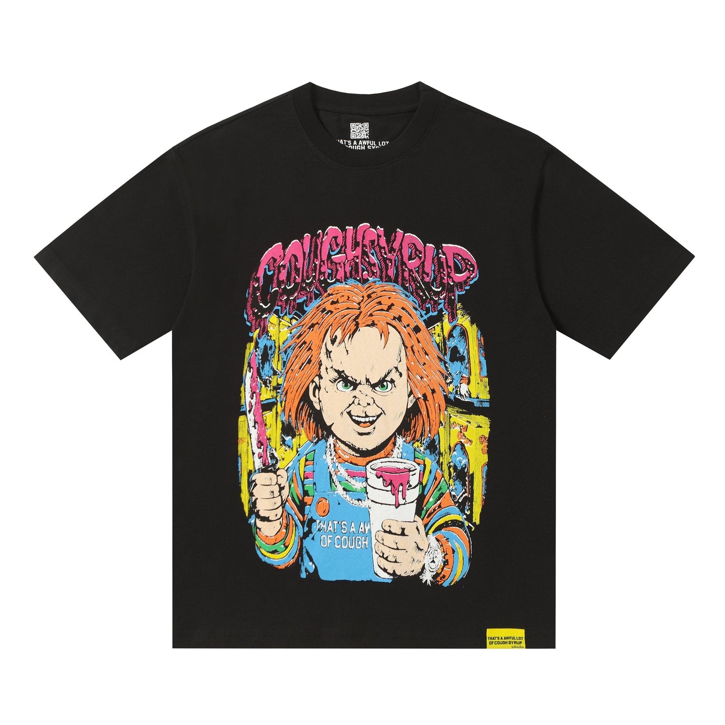 THAT'S A AWFUL LOT OF COUGH SYRUP Front & Back Graphic T-Shirt — hero