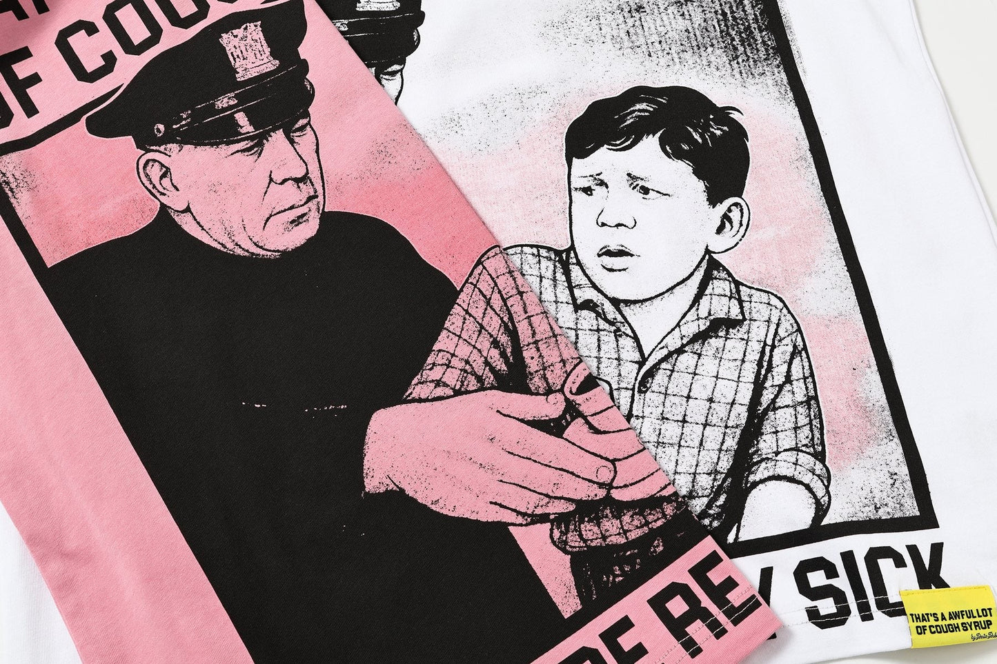 THAT'S A AWFUL LOT OF COUGH SYRUP Front & Back Graphic T-Shirt — detail