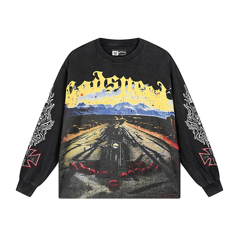 Godspeed Out of Many One Graphic Long-Sleeve T-Shirt — hero