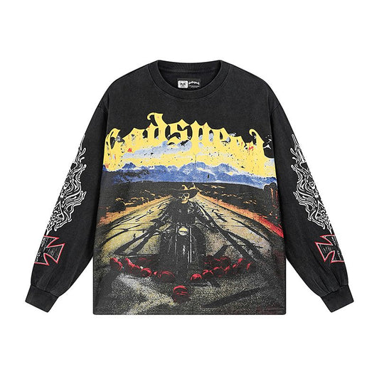 Godspeed Out of Many One Graphic Long-Sleeve T-Shirt — hero