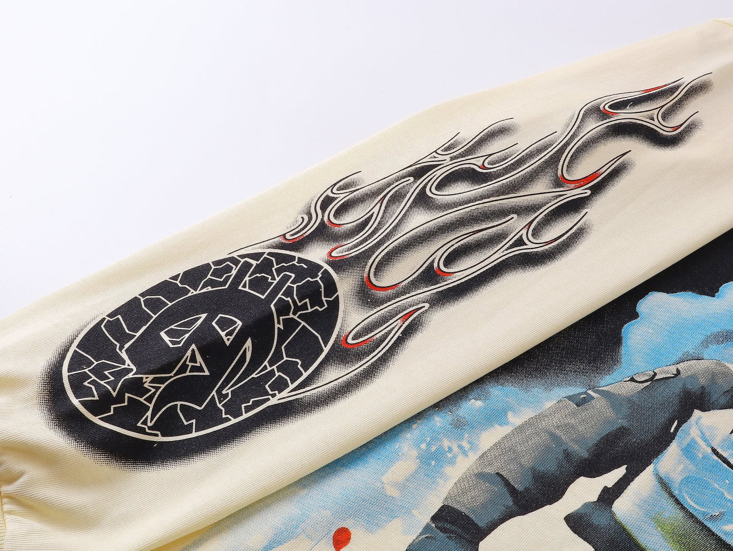 Godspeed Out of Many One Graphic Long-Sleeve T-Shirt — detail