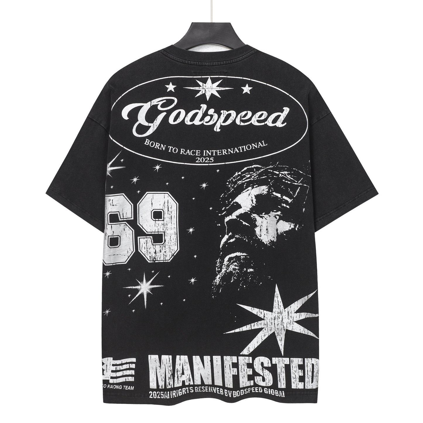 Godspeed Born to Race Graphic T-Shirt — back