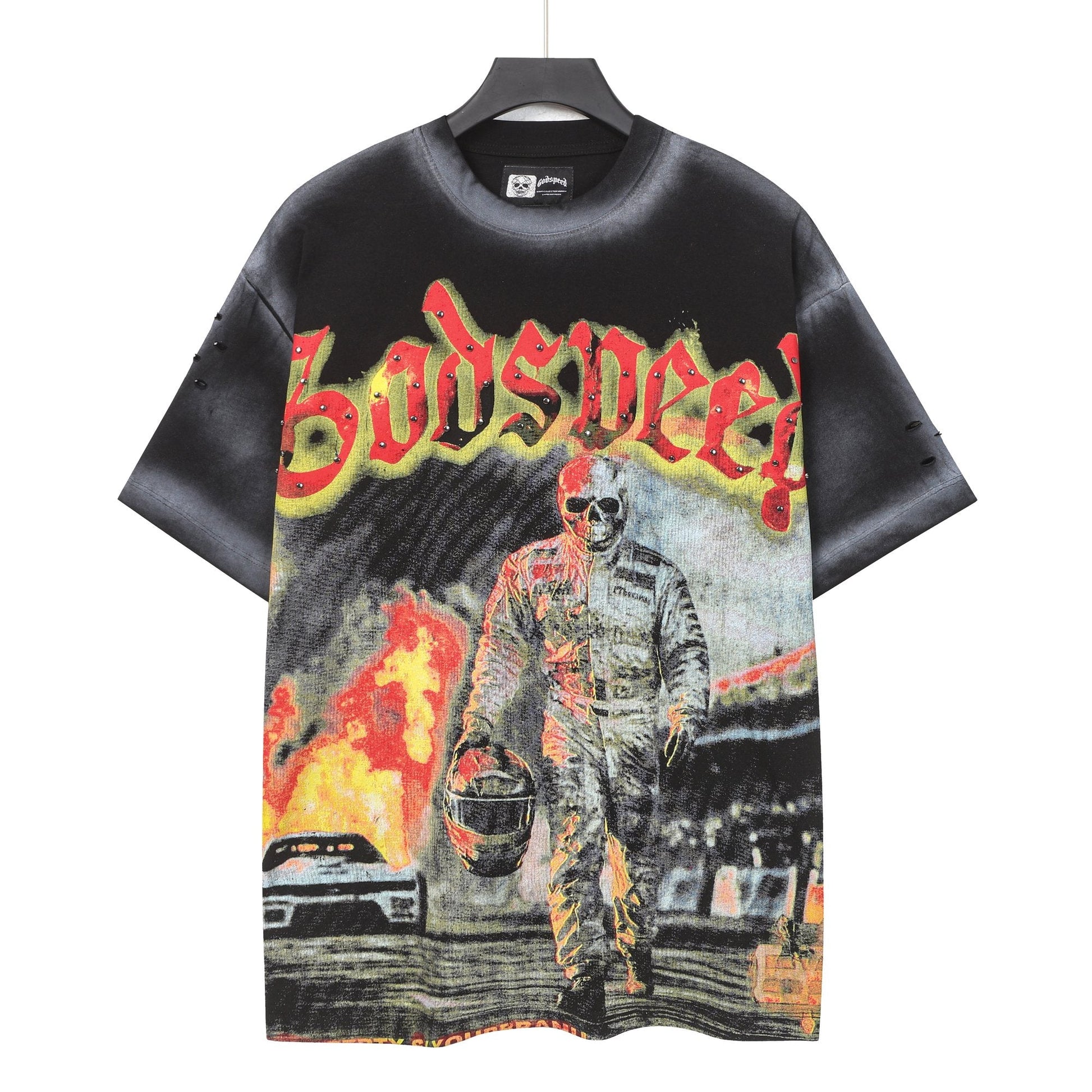 Godspeed Racing Flame Graphic T-Shirt — hero