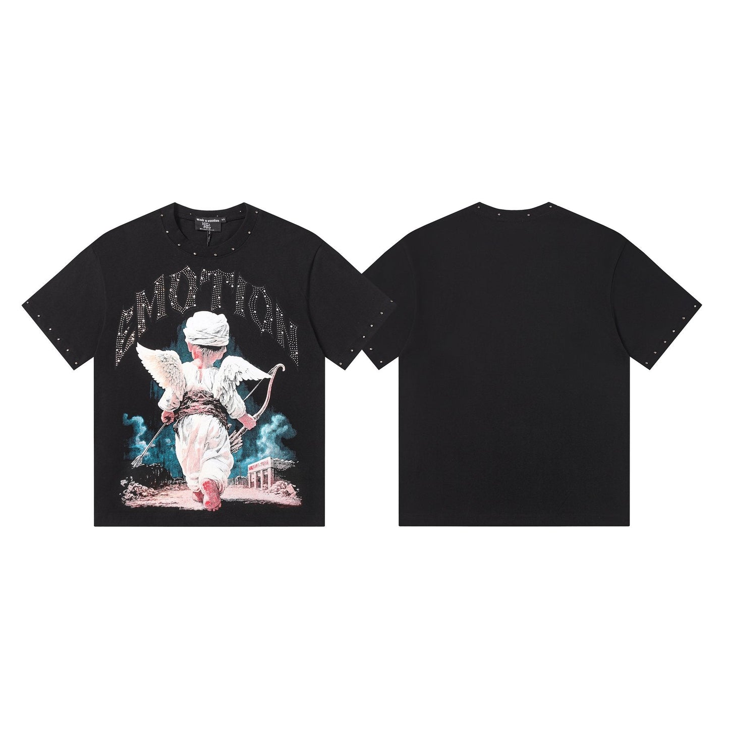 MIXED EMOTION Angel Archer Graphic T-Shirt — front
