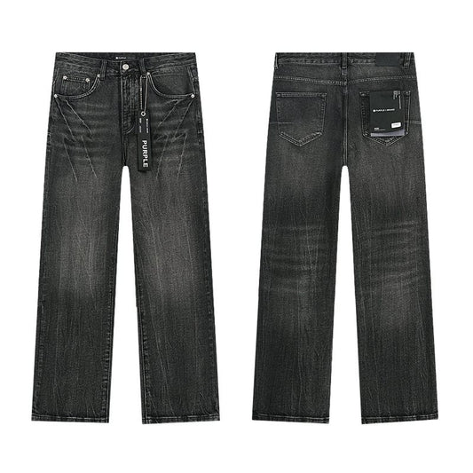 Purple Brand Washed Black Jeans — hero