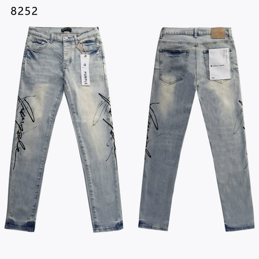 Purple Brand Sinners Graphic Skinny Jeans — hero