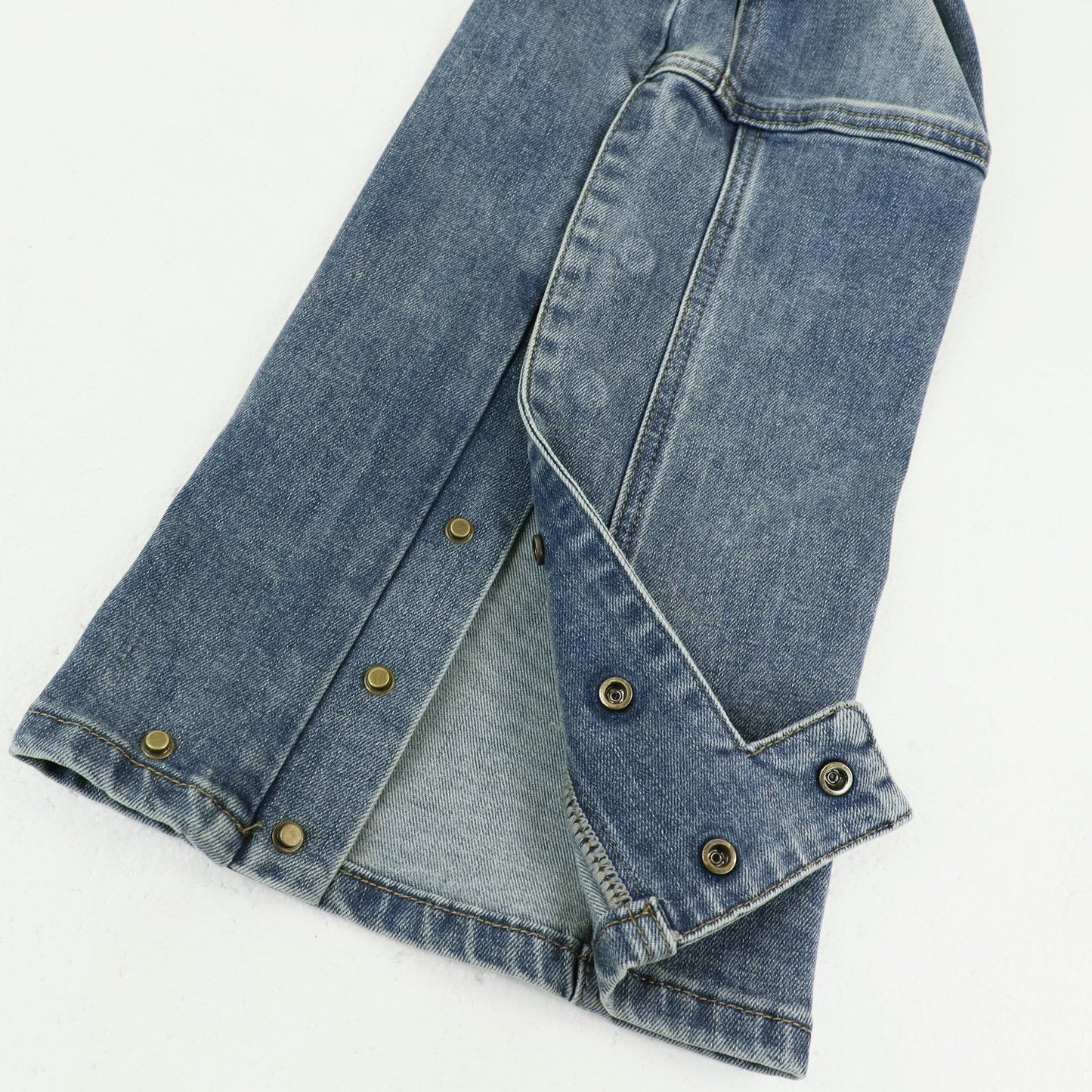 Purple Brand Washed Blue Denim Jeans — detail