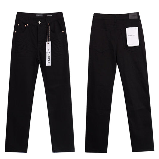 Purple Brand Washed Black Distressed Jeans — hero