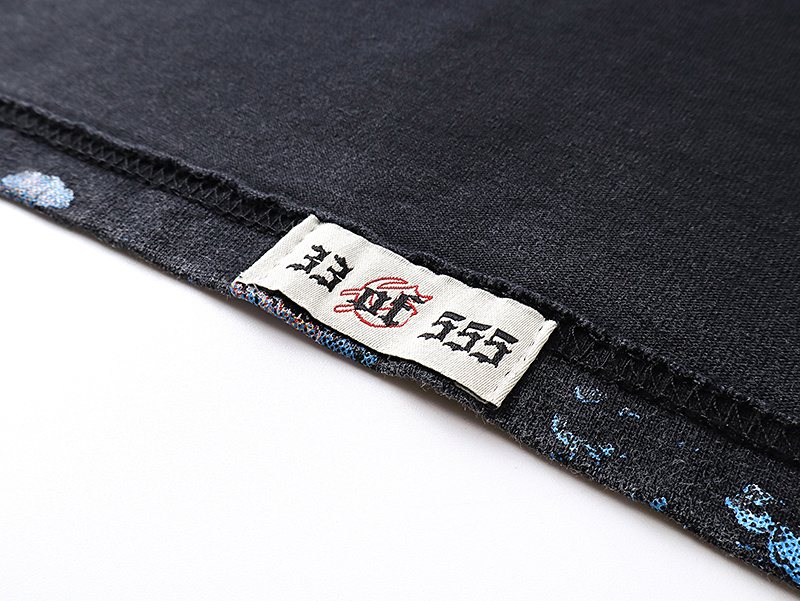 Godspeed Skeleton Racing Graphic T-Shirt — neck_label