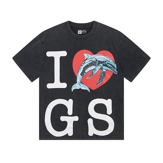 Godspeed Black Washed GS Graphic Short-Sleeve T-Shirt — hero