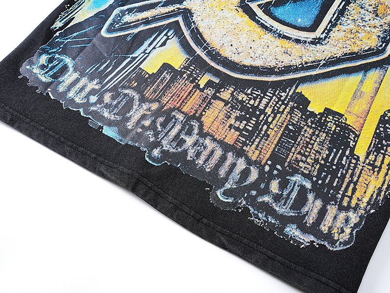 Godspeed Skull Car Graphic T-Shirt — detail