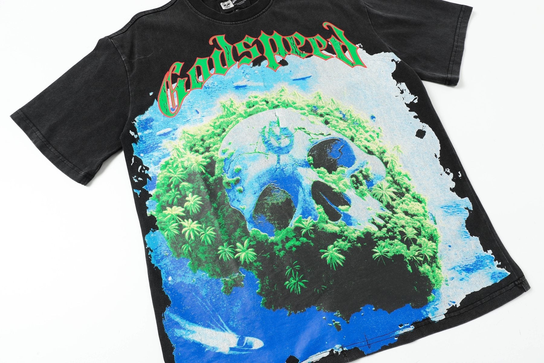 Godspeed Skull Island Graphic T-Shirt — front