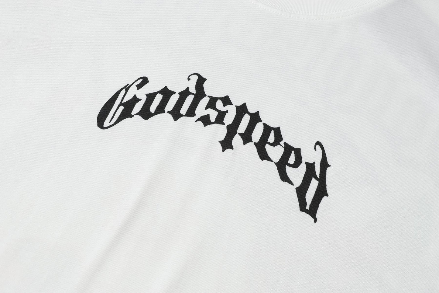 Godspeed Skull & Floral Graphic Short-Sleeve T-Shirt — detail